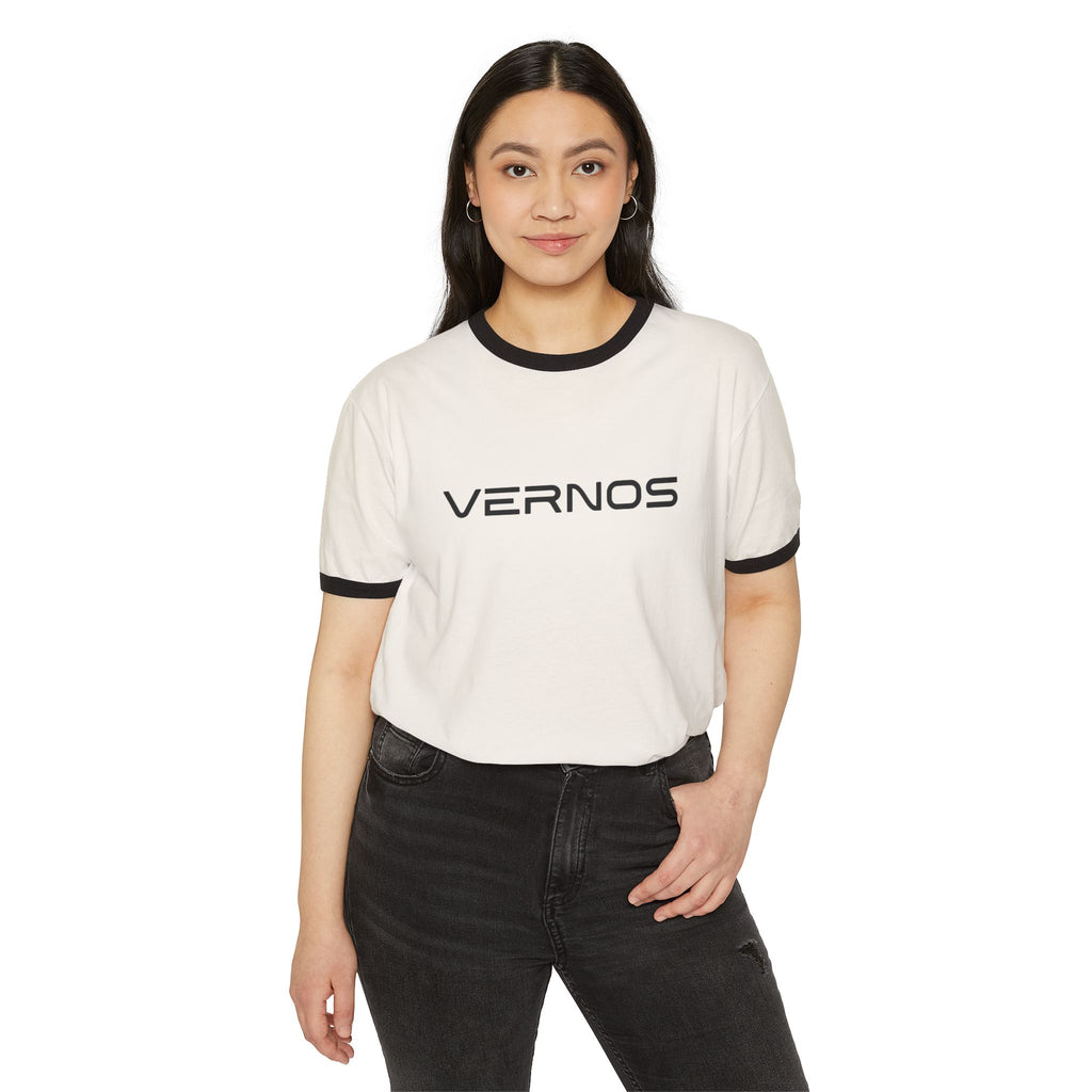 Vernos Unisex Cotton Ringer Tee